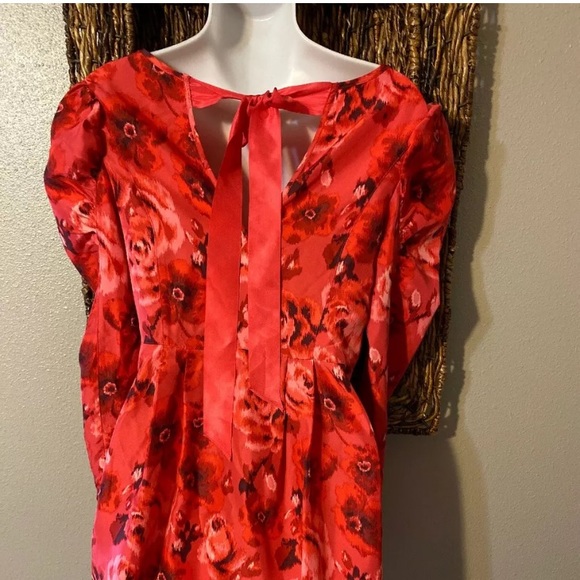 Juicy Couture Red Floral Mini Dress - Picture 10 of 10
